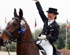 Constance Menard-Laboute and Lianca win the Grand Prix Special :: Photo © Astrid Appels