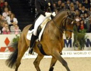 Sonja Bolz and Cockney on a high at the 2006 CDI-W Frankfurt