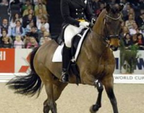 Alexandra Duncan and Elektra at the 2006 Young Riders World Cup Final in Frankfurt :: Photo © Barbara Schnell