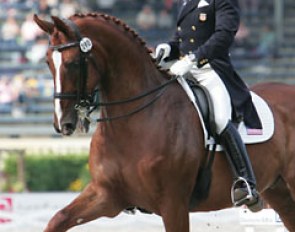 Steffen Peters and Floriano at the 2006 World Equestrian Games :: Photo © Astrid Appels