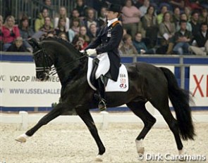 Edward Gal and Gribaldi at the 2006 Zwolle International Stallion Show :: Photo © Dirk Caremans