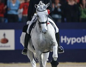 Andreas Helgstrand and Blue Hors Matine at the 2007 CDI-W 's Hertogenbosch :: Photo © Dirk Caremans