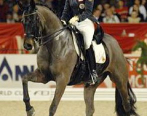 Victoria Max-Theurer on Salieri OLD at the 2007 CDI Frankfurt :: Photo © Barbara Schnell