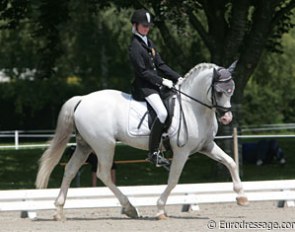 Belgian Jorinde Verwimp and Tonkawa SD at the 2008 European Pony Championships :: Photo © Astrid Appels