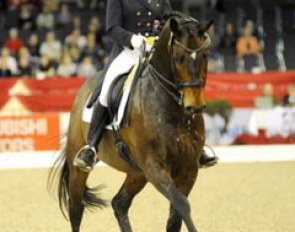 Polish Maja Wieczorek only got her horse a year ago and promptly moved on to the finals of the 2008 European Championships, became Polish Champion in September and now finished her YR career riding the WC A-Final.