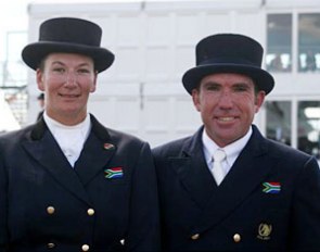 South Africans Andrea Harrison and Jaco Fourie