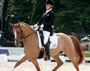 Danish Sofie Hougaard competed Bundeschampionate Champion Dornika in the CDI tour