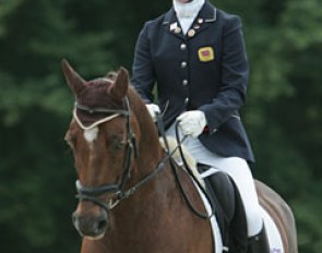 Veteran pony Kastanienhof's Vitus is making his marks now under British Olivia Kuropatwa.