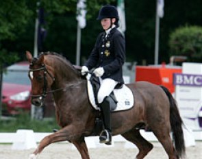 What a lovely pony: Champagner W under Swedish Marina Mattsson