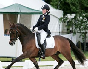Julie van Olst and Haasendonk's Sultan dominate the pony tour at the 2008 CDI-P Weert :: Photo © Astrid Appels