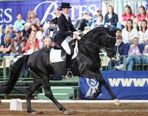 Gitte Donvig and Shiraz Black win the 2008 Dressage with the Stars