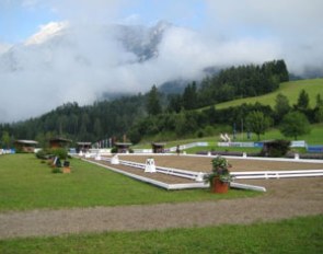 The show ring at the 2008 CDI Fritzens :: Photo © Cees Slings