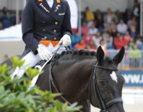 Incredible has won two silver individual medals and one team silver. During the lap op honor, the stallion received standing ovations from the audience bringing tears to the eyes of owner Annemiek van der Vorm