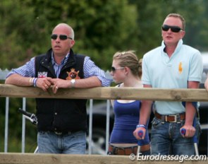 Peter Storr and Darryl Thickitt at the 2009 CDI-PJYR Moorsele :: Photo © Astrid Appels