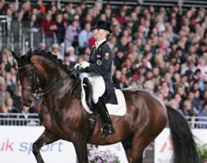 Victoria Max-Theurer and her home bred Augustin OLD (by August der Starke)