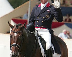 Carl Hester and Liebling II, always a favourite of the Brits