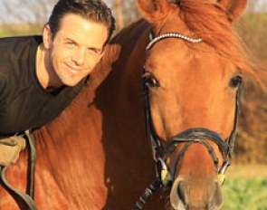 Christoph Wutti aboard the Trakehner stallion Oro Divino