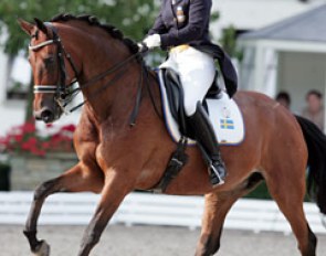 Johanna Due Boje and Brownie at the 2010 European Young Riders Championships :: Photo © Astrid Appels