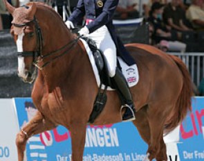 Laura Bechtolsheimer and Mistral Hojris at the 2010 CDI Lingen