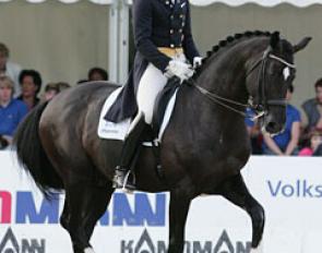 Patrik Kittel aboard Edwin Kohl's Westfalian stallion Florett As (by Florestan x Urofino)