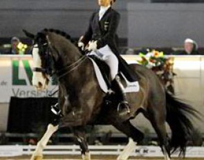 Nadine Capellmann on her second Grand Prix horse Raffaldo (by Raffaelli Z)