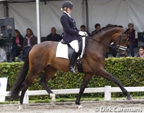 Inge Coenen on Prime Champ Sunshine K :: Photo © Dirk Caremans