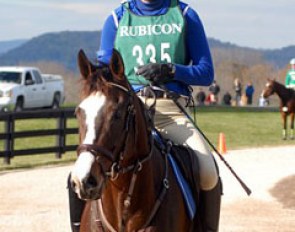 Sara Lieser and her eventing horse at Rubicon