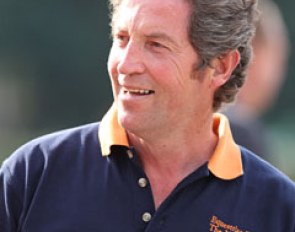 Jan Heidema, team manager of the Dutch Young Horse Team in Verden