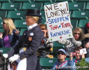 American fans rooting for the U.S. riders at the 2010 World Equestrian Games in Kentucky :: Photo © Astrid Appels