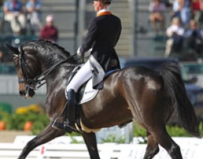 Imke Schellekens-Bartels and Sunrise at the 2010 World Equestrian Games :: Photo © Astrid Appels