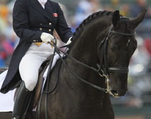 Victoria Winter and Cindy Ishoy's Proton at the 2010 World Equestrian Games :: Photo © Astrid Appels
