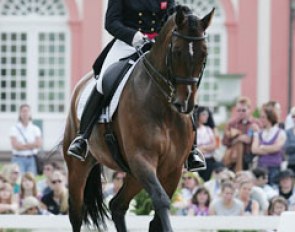 Maria Eilberg and Two Sox at the 2010 CDI Wiesbaden :: Photo © Astrid Appels