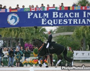 Steffen Peters and Ravel at the World Dressage Masters in Wellington, FL :: Photo © Mary Phelps