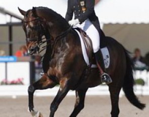 Isabell Werth and Der Stern win the Young Horse Grand Prix in Balve