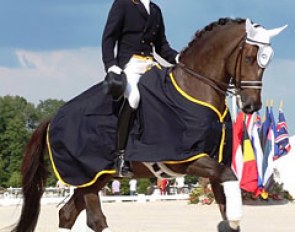 Gareth Hughes and Sandman in the winning mood