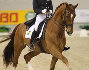 Adelinde Cornelissen and Parzival at the 2011 CDI-W 's Hertogenbosch :: Photo © Astrid Appels