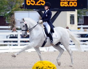 Chase Hickok and Palermo at 2011 Dressage at Devon :: Photo © Hoof Print Images