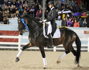 Adrienne Lyle and Wizard win the freestyle at 2011 Dressage at Devon :: Photo © Hoof Print Images