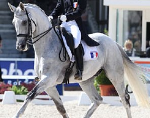 Sebastien Duperdu and Passe Partout at the 2011 European Dressage Championships :: Photo © Astrid Appels