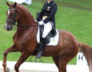 Sara Henriette Bergstrom Kallstrom has a world class horse in Diezel but rode too conservatively to finish in the top three
