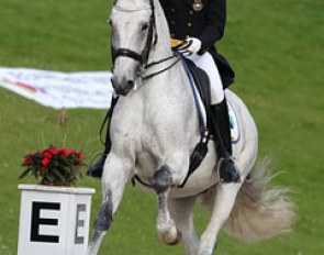 Anne Drugge and Stroller struggled with the contact but still got a generous score