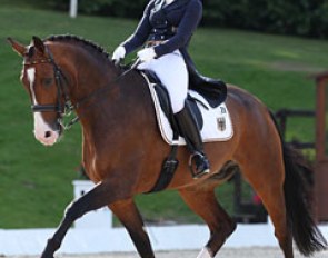 Vivien Niemann and Cipollini excel at the 2011 European Junior Riders Championships :: Photo © Astrid Appels