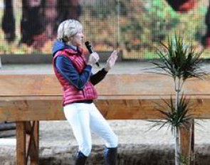 Eventing clinic (stressing the importance of a good basic dressage training!) with Ingrid Klimke