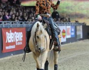 Anky's first clinic at Equitana: on reining