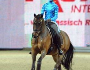 For the pony kids, the "Golden Kids Cup" is a much-coveted trophy. This year, Lena Walterscheidt won it on Lord Champion, dressed up like a character from Avatar