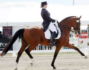 Kelly van Dyk at the 2011 NZ Horse of the Year Show