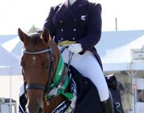Kelly van Dyk and Wohlkahn at the Horse of the Year Show in New Zealand