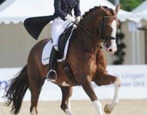 Nadine Capellmann and the Westfalian mare Diamond Girl (by Diamond Hit)