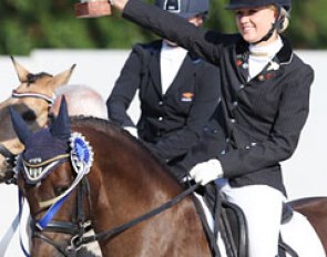 Rachell Fokker wins with Majos Cannon at the 2011 CDI-P Moorsele :: Photo © Astrid Appels