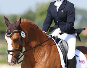 British pony rider Aimee Witkin on Mrs Gill's Ferrari :: Photo © Astrid Appels